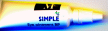 simple eye ointment & lacrilube ointment