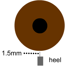 placement of cyclodiode probe