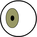 an eye turning