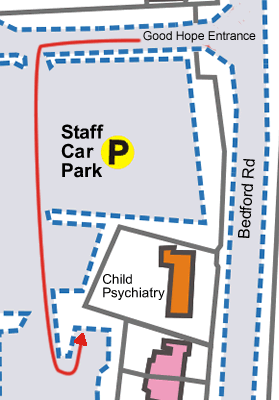 Description:  Map to CAMHS unit at Good Hope