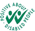 Positive about disabled people logo